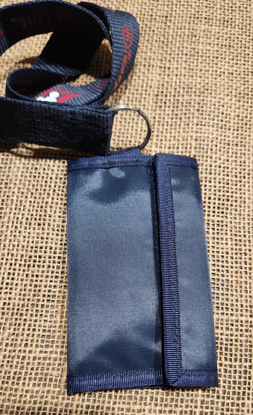 Rare Disney Cruise Line Mickey Mouse Wallet And Lanyard