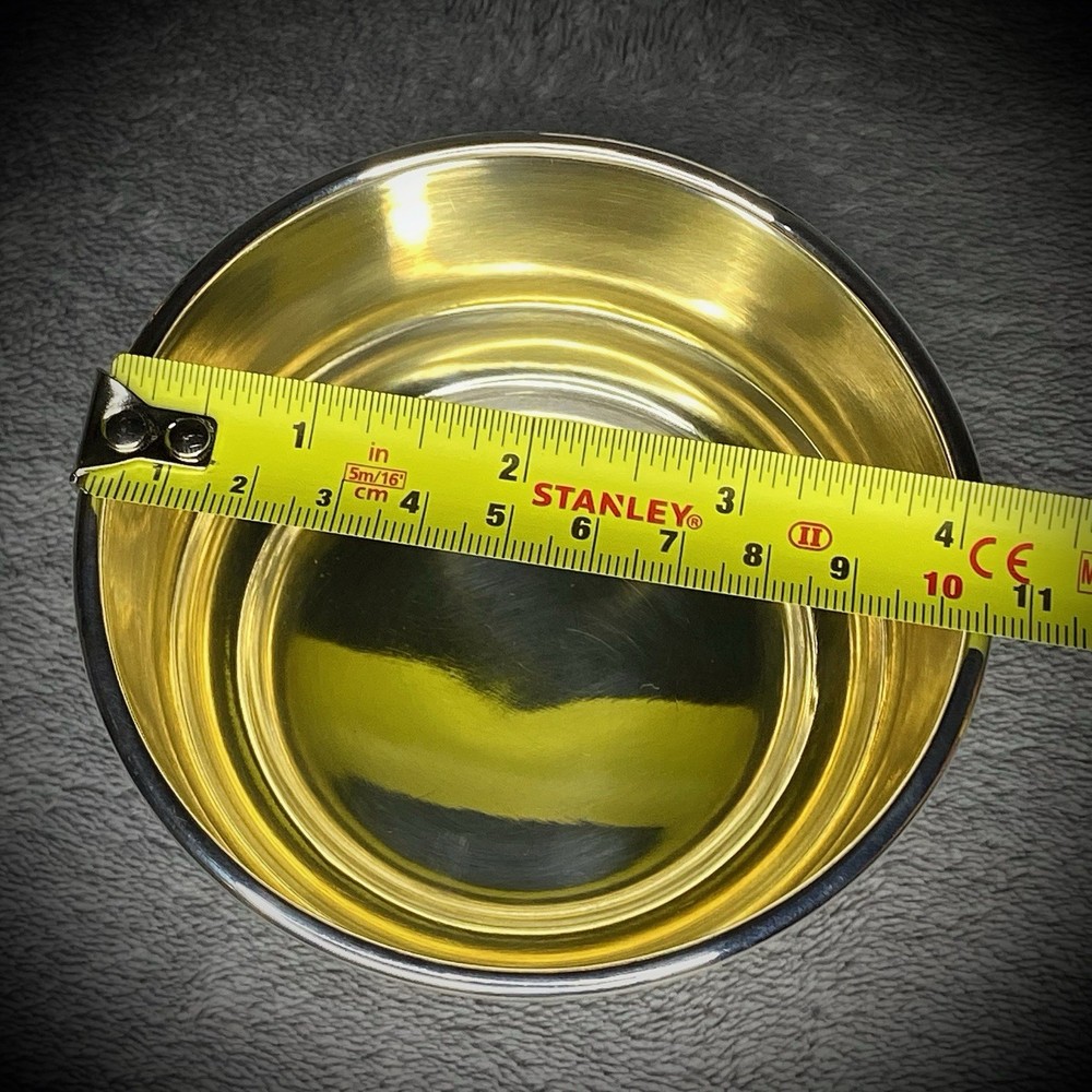 Walker & Hall Silver Plated Bowl & Spoon Set Gilt Interior Boxed