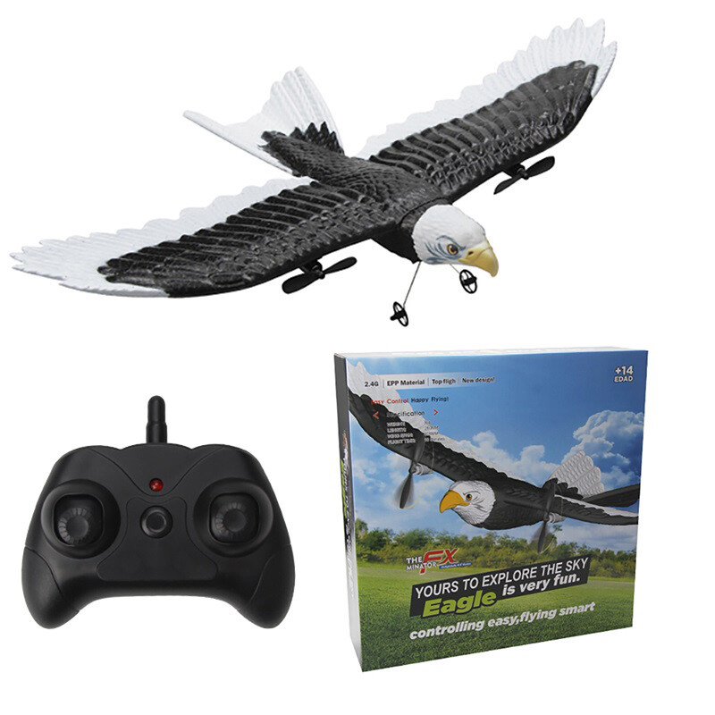 Mini RC Plane Remote Control Eagle Plane, RTF Airplane,Flying Bird for Beginners