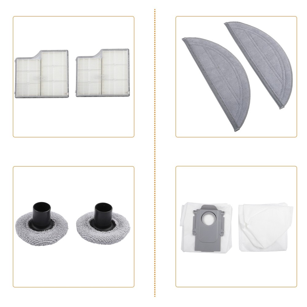For Roborock For Saros 10 Accessory Kit Pack Main Brush Filter Consumables New