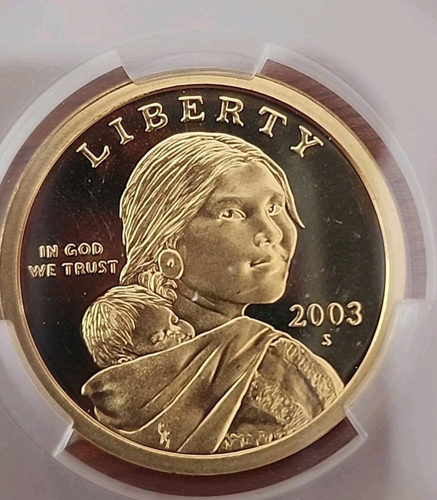 2003S CAC $1 Sacagawea PR66DCAM
