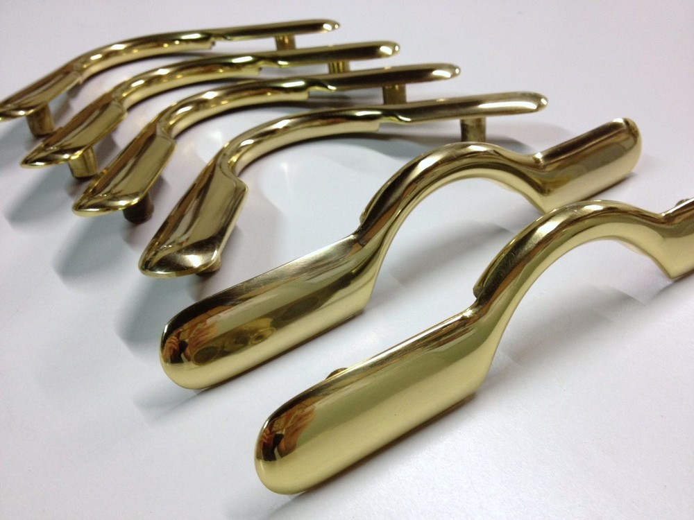 QUALITY SOLID BRASS Pool Snooker Billiard Table Pocket Brackets Heavy boss Round