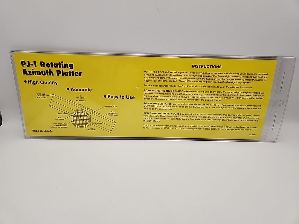 Jeppesen PJ-1 Rotating Azimuth Plotter