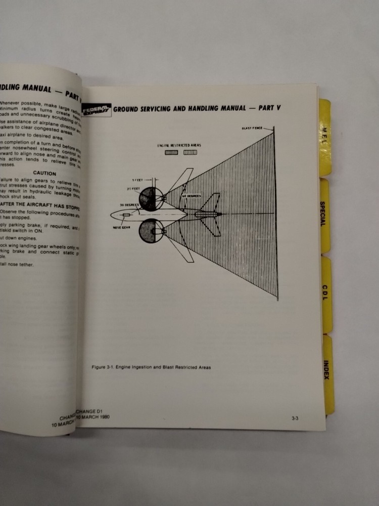 Federal Express 727 Minimum Equipment List & Configuration Deviation List-Origin