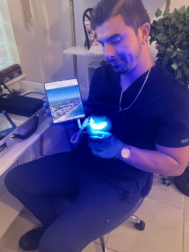 Teeth Whitening tooth Smart phone LED bright Light for iPhone, Android, USB