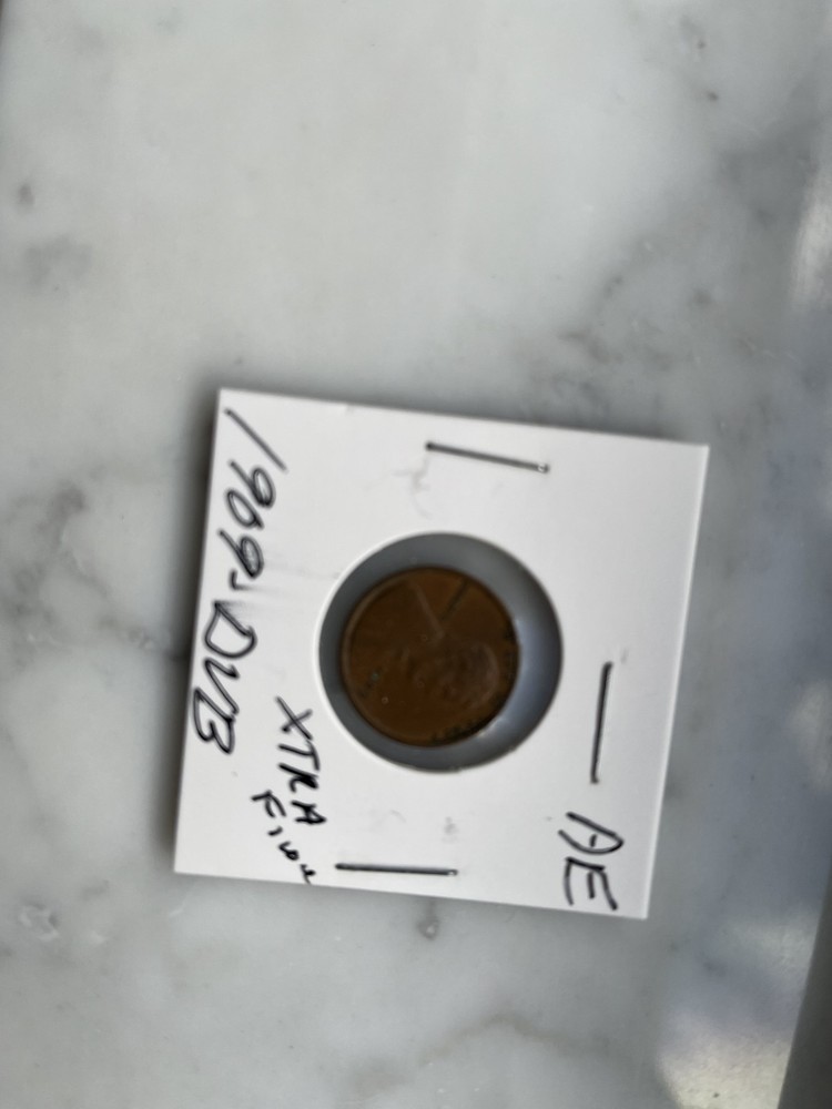 1909 VDB Lincoln Penny Extra Fine