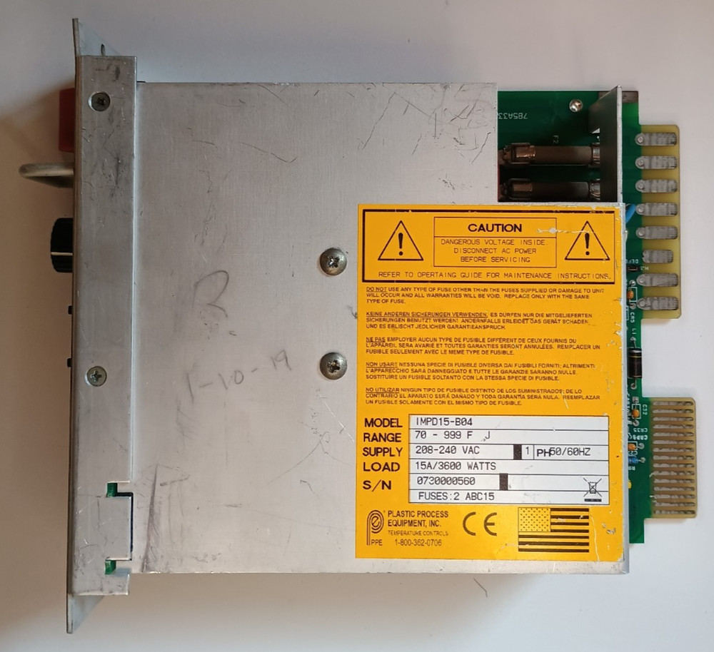 IMPD15-B04 Plastic Process Equipment Temperature Controller, Warranty ,US based