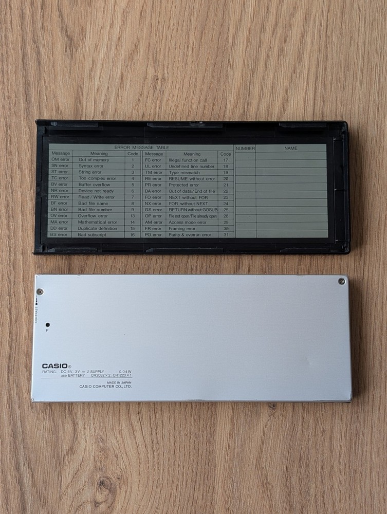 Casio FX-850P Scientific Programmable Personal Computer Calculator