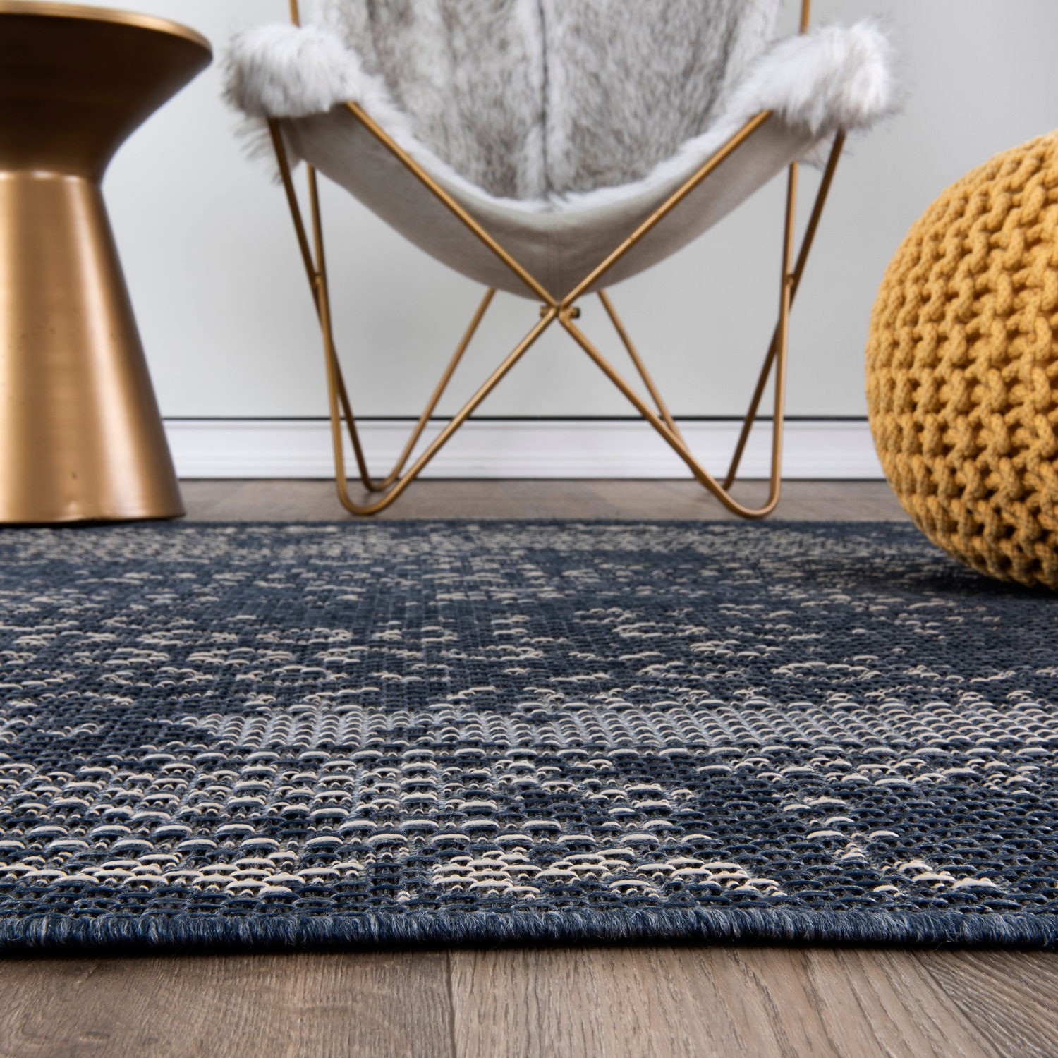 Rugshop Outdoor Carpet Bohemian Border Indoor/Outdoor Area Rug Out Door Rugs 5x7