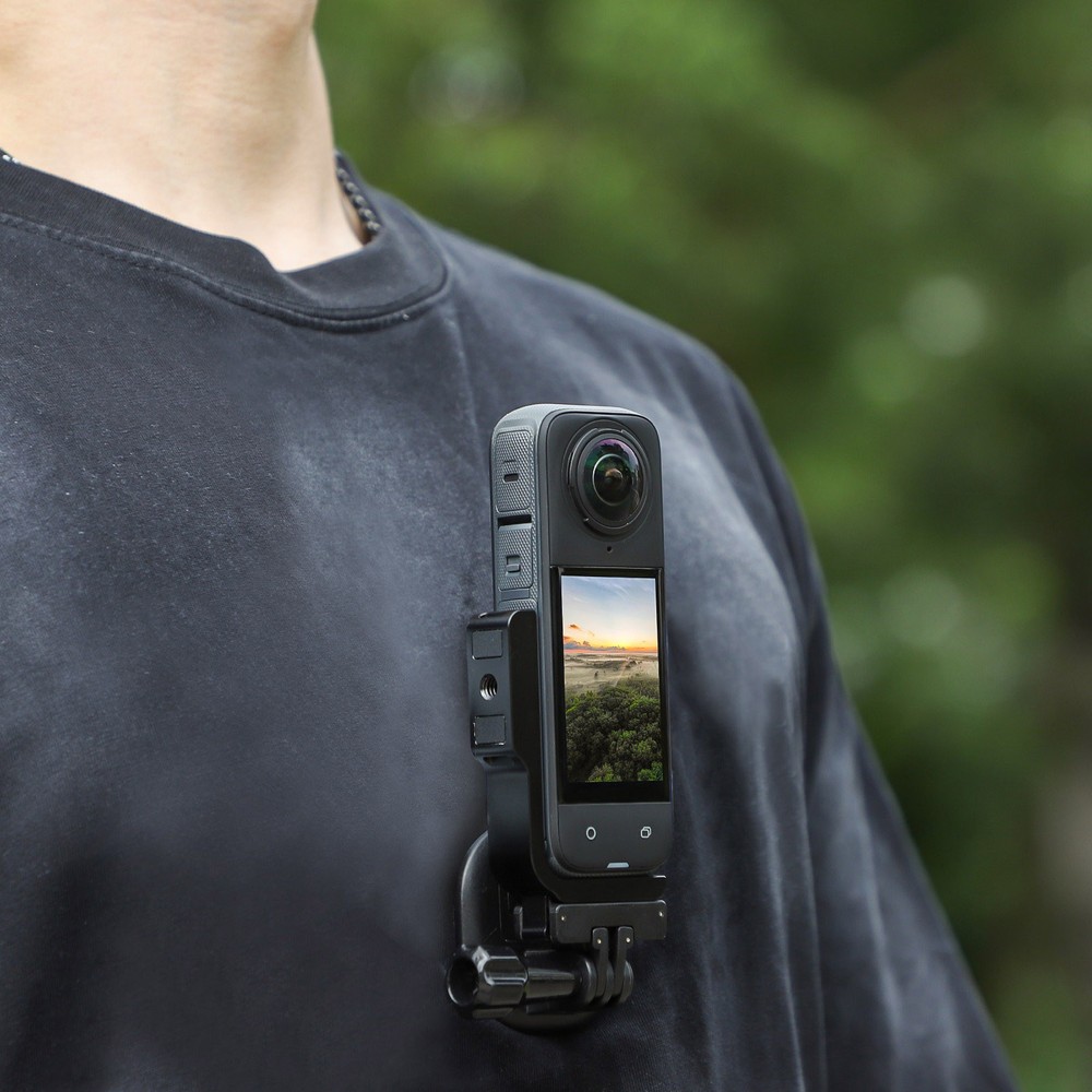 For Insta360 X4 horizontal vertical L-type conversion bracket magnetic adapter