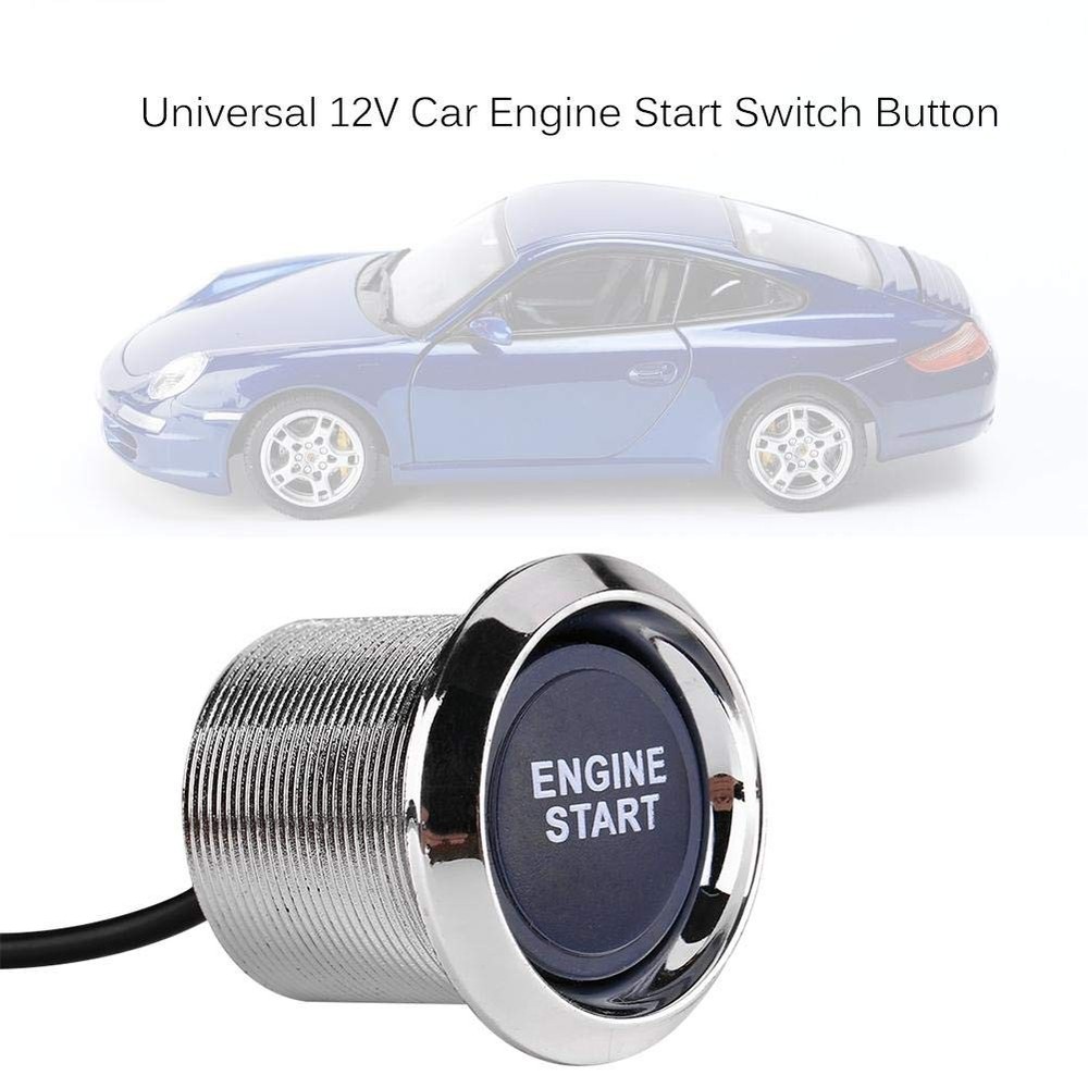 Universal 12V LED Car Engine Start Push Button Start Switch Ignition Starter(...