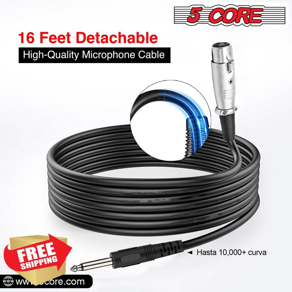 5 CORE Dynamic Vocal Mic Cardioid On/Off Switch XLR