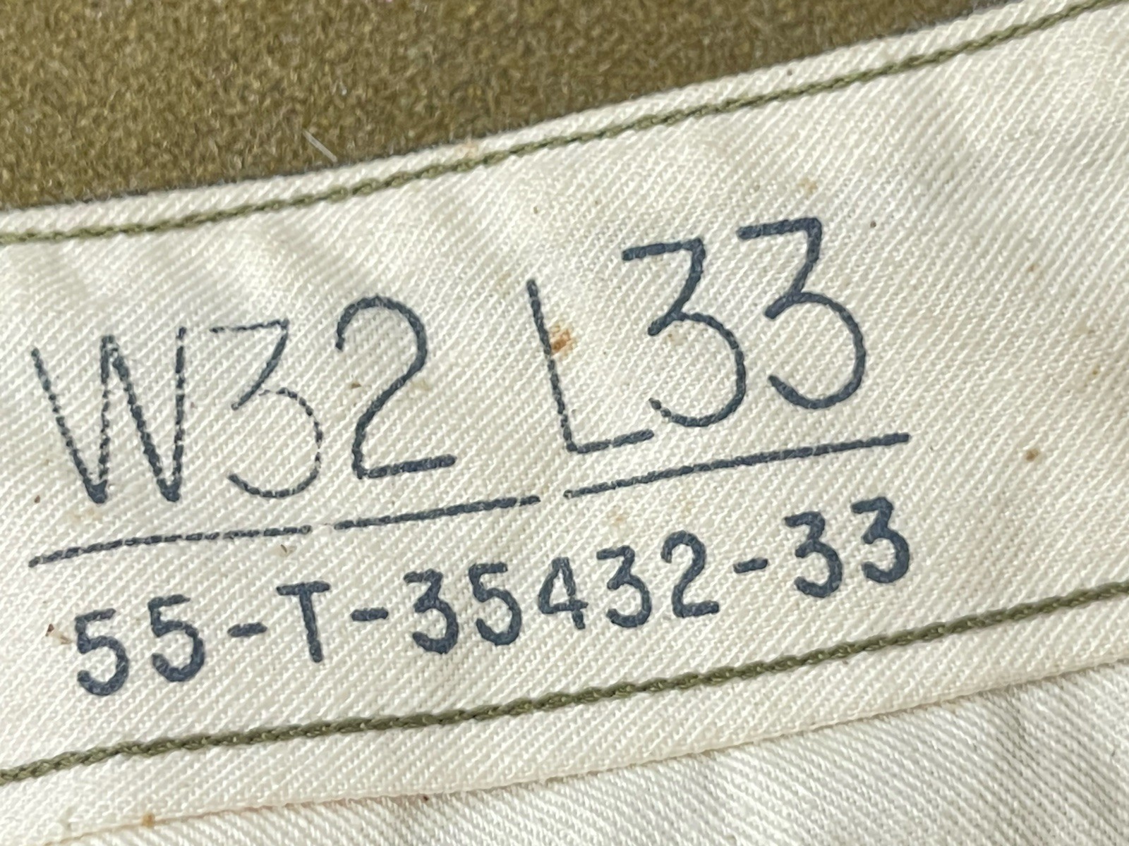 WW2 US Army 4th Army Ike Jacket And Pants 36R Had A Few Landry Number