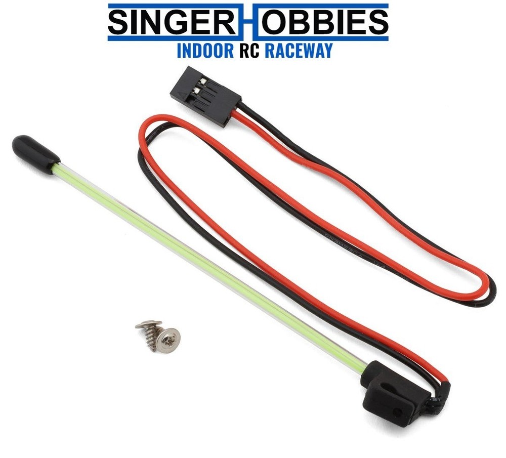 INJORA INJL44-GN Micro Crawler LED Whip Light (Green) (Side Fixed)