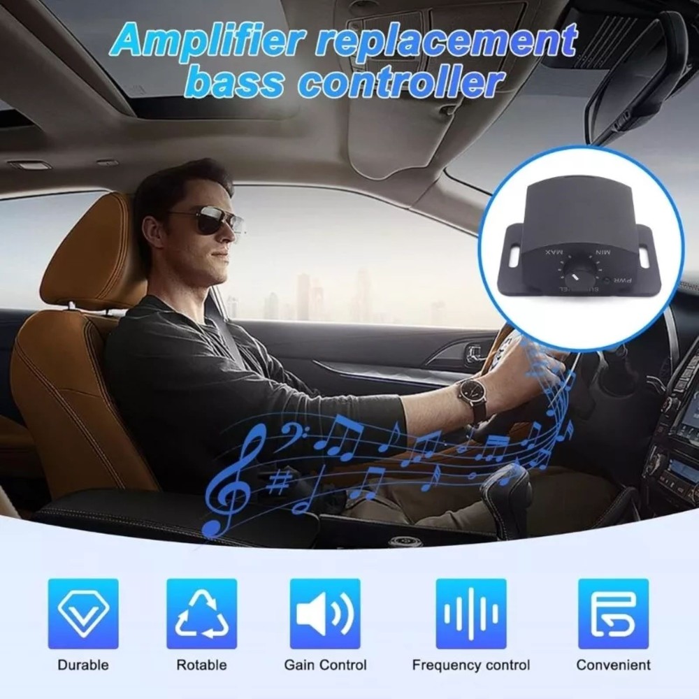 Car Amplifier Volume Remote Controller Speakers Subwoofer Volume Switch Adjuster
