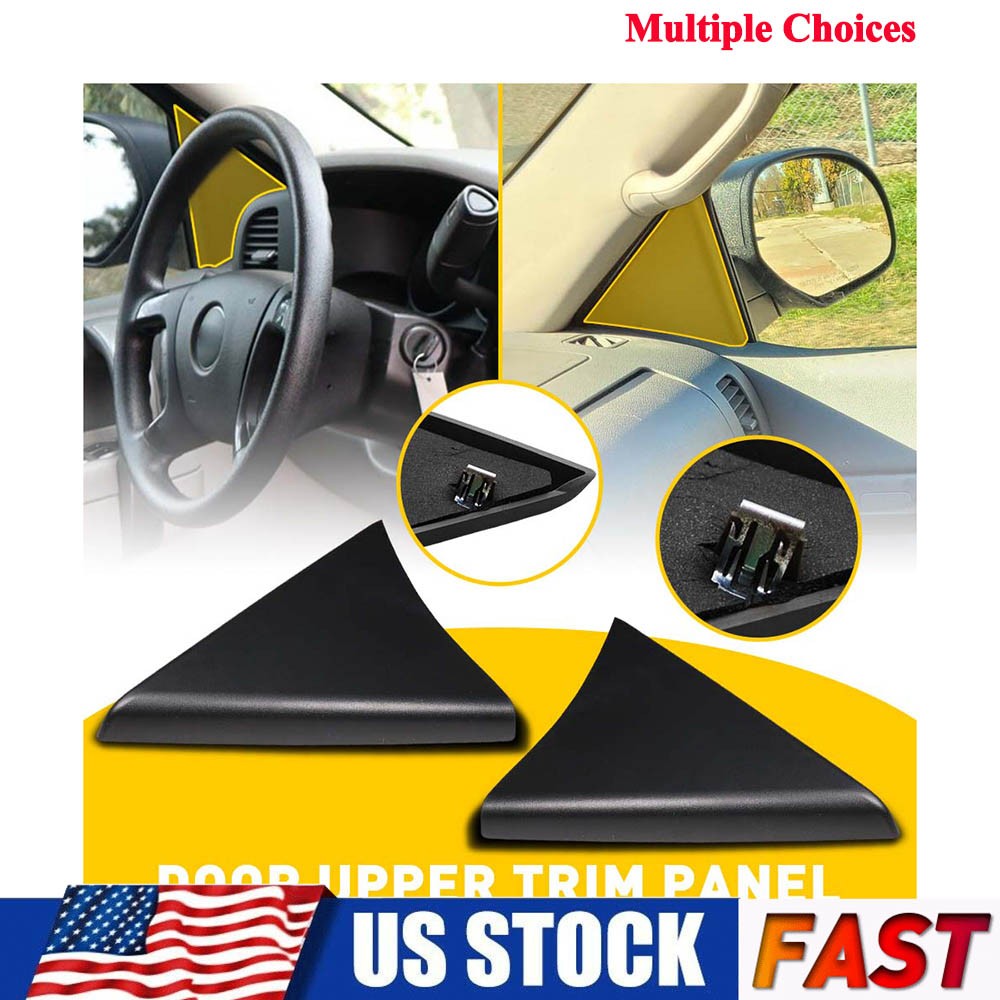 Inside Mirror Triangle Cover Trim For 2007-2014 Chevrolet Silverado GMC Sierra