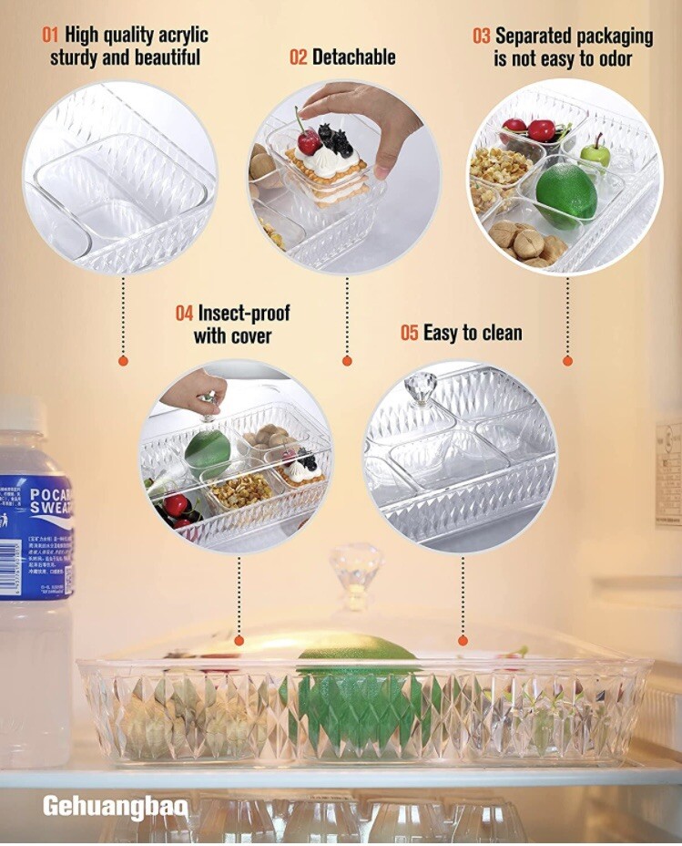 Deluxe Rectangle Share Candy Box Set(4SETS)New