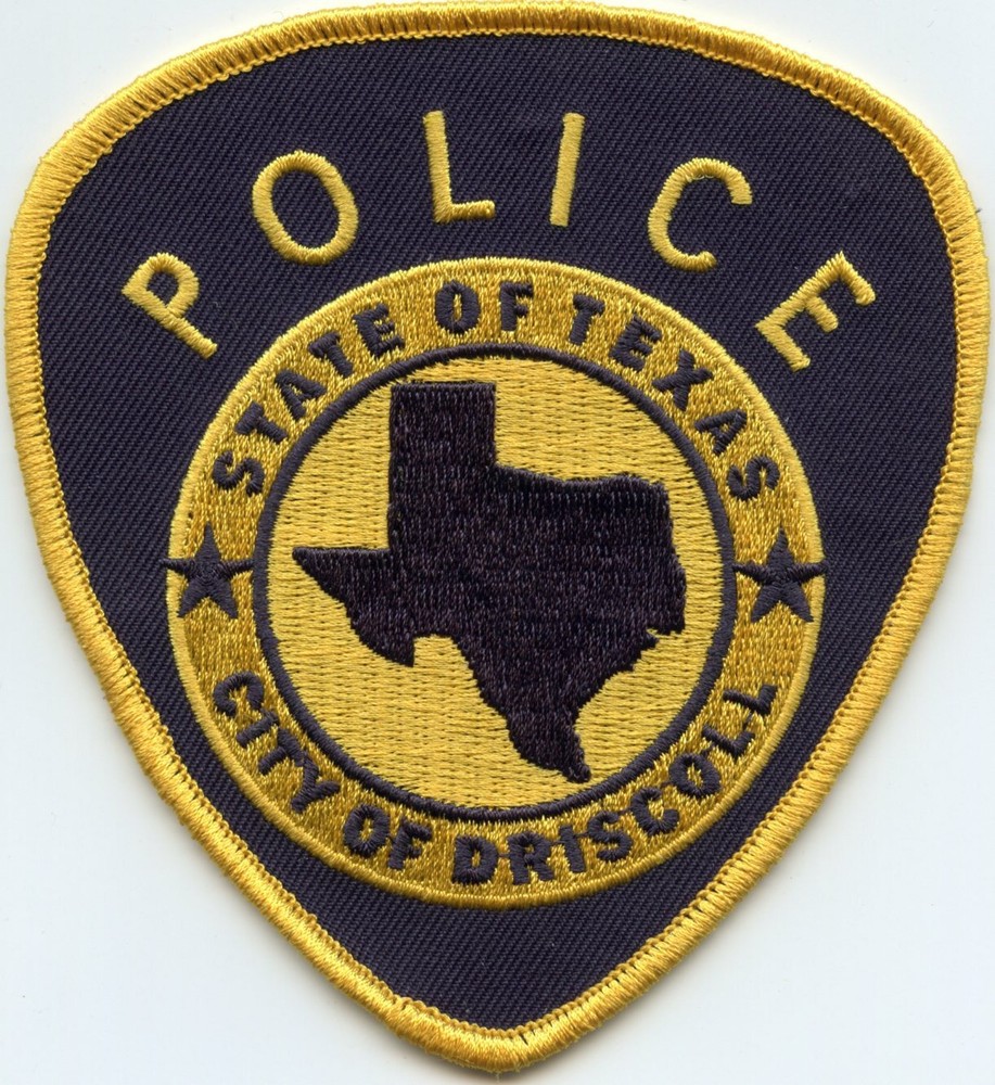 DRISCOLL TEXAS TX State Outline POLICE PATCH
