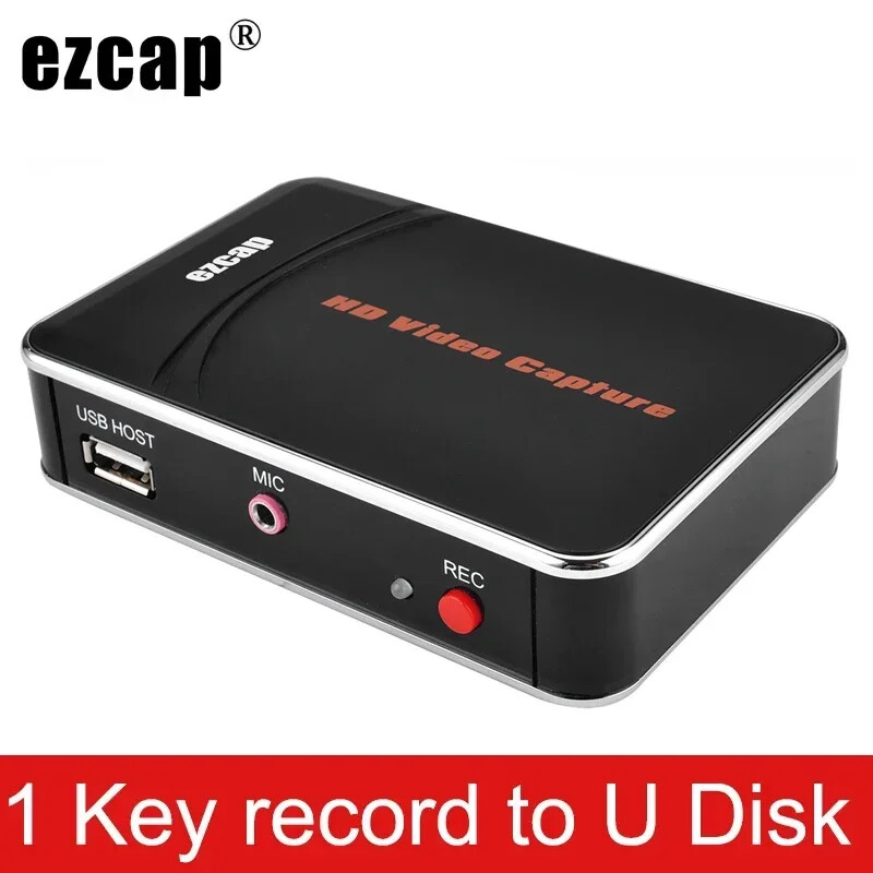 EZCAP 280HD HDMI Game Capture Card Video Record Box Recorder MIC Input U Disk PC