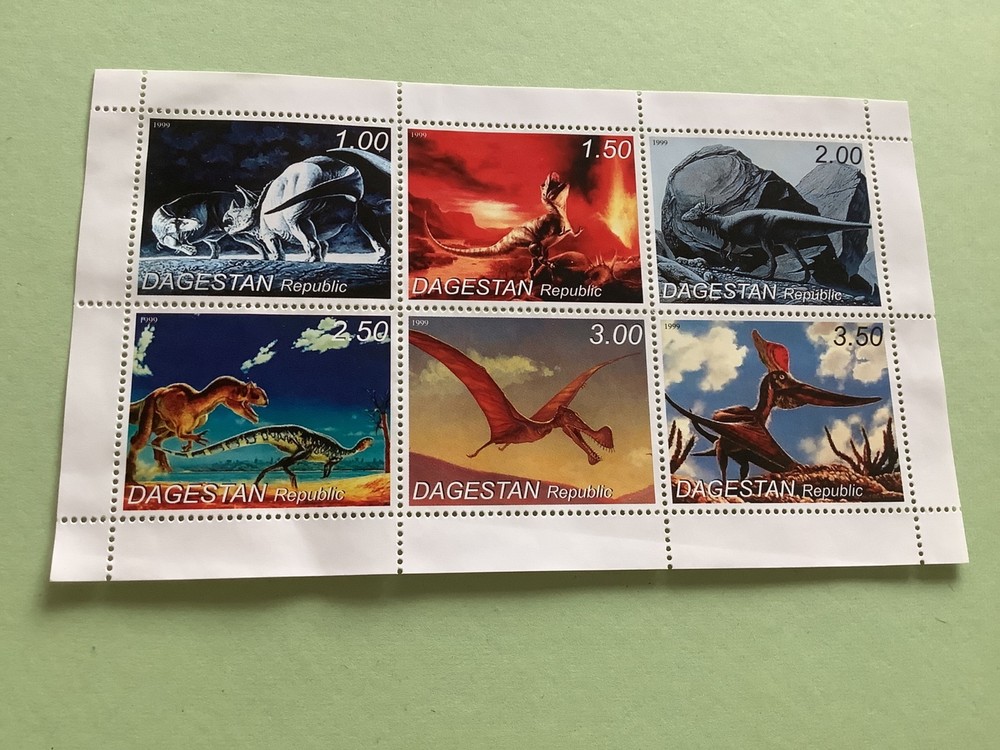 Prehistoric Animals stamp sheets R49659