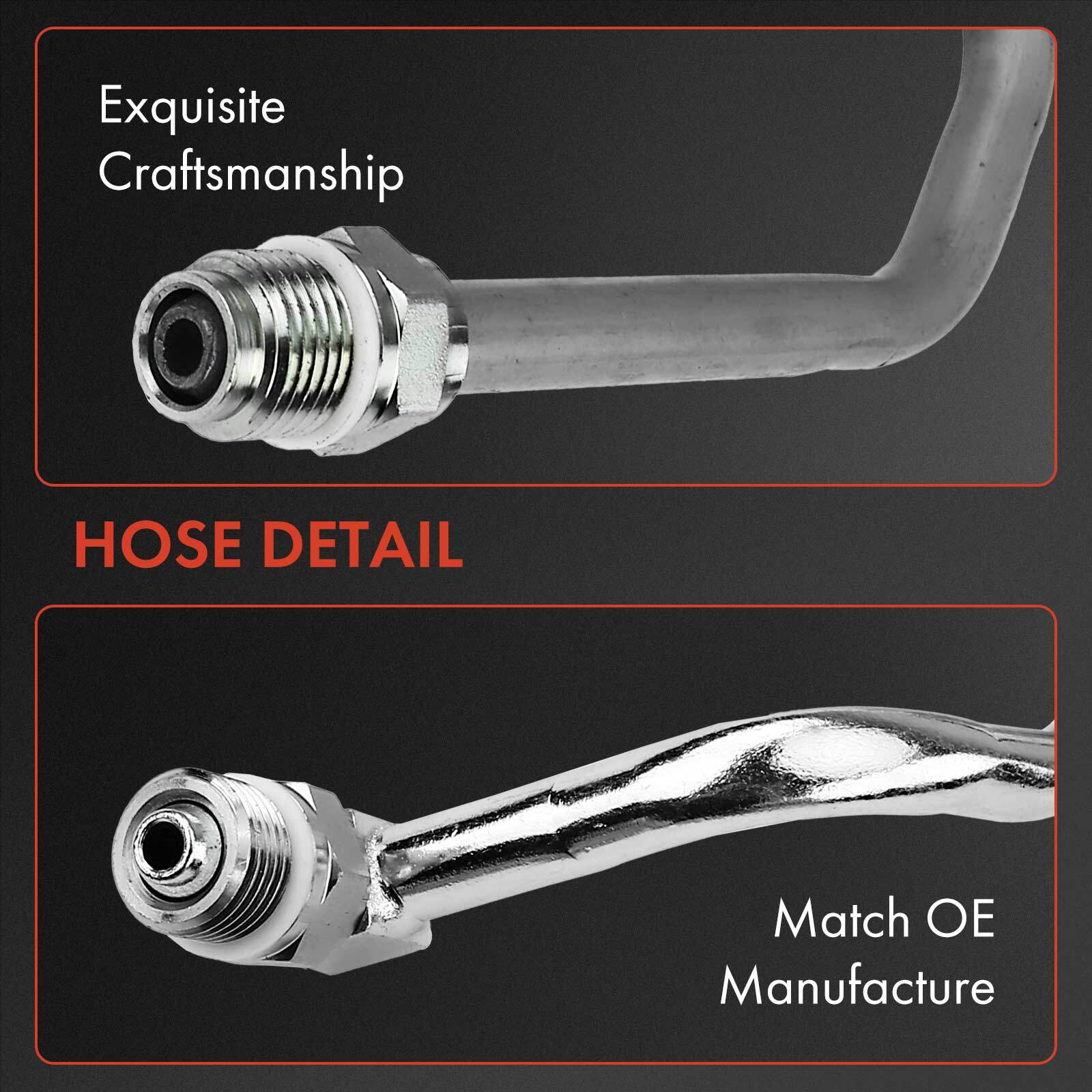 2x Power Steering Pressure Hose for Ford F-250 F-350 F-450 F-550 Super Duty 7.3L