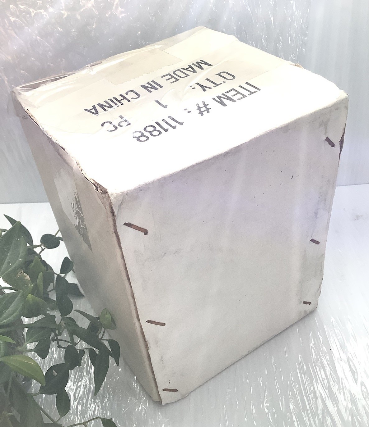 Ceramic Apple Cookie Jar Canister w Lid Red Kitchen Decor 6” New In Box