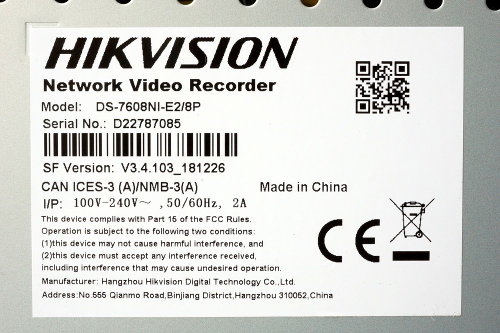 8-Channels Network Video Recorder