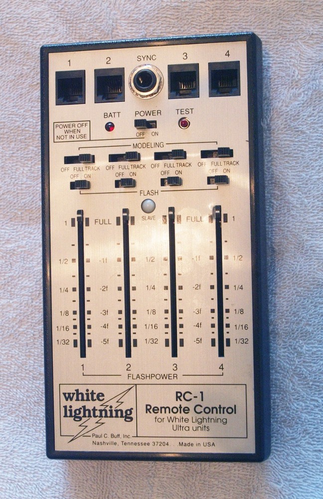 White Lightning RC-1 Remote Control For White Lightning Flash Units = tested!