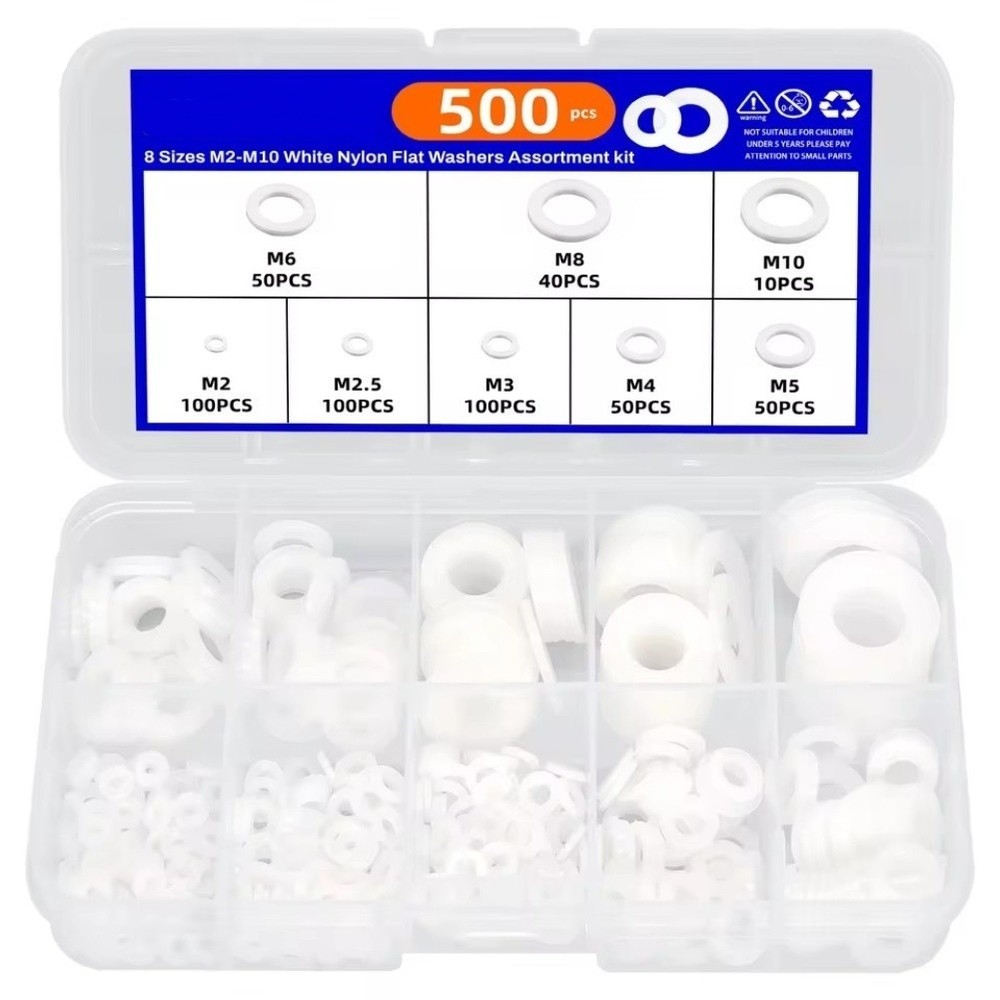 Nylon Flat Washers Spacer Seals Electronics Repair Insulating Performance