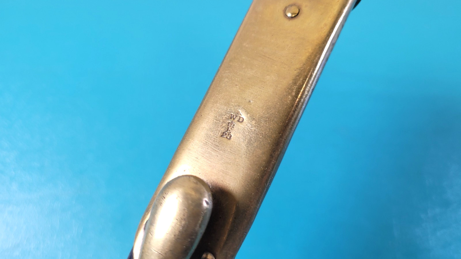 English Pattern 1895 Martini Enfield Socket Bayonet + Scabbard TR876