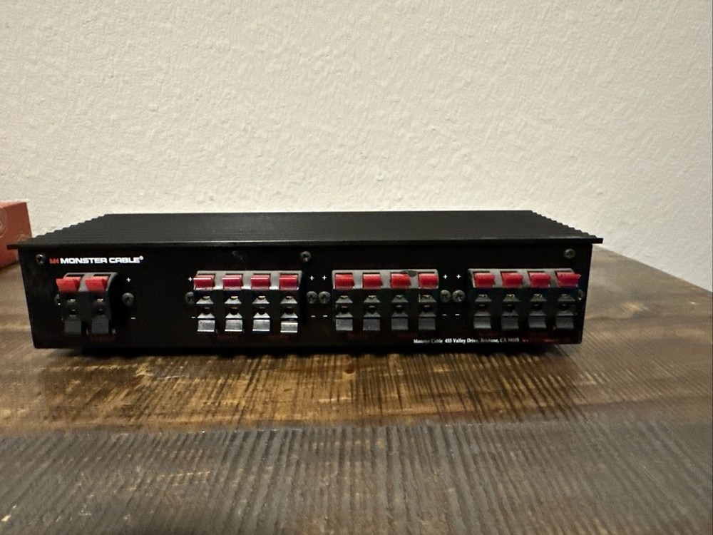 Monster Cable 6 Way Speaker Selector With Amplifier Protection