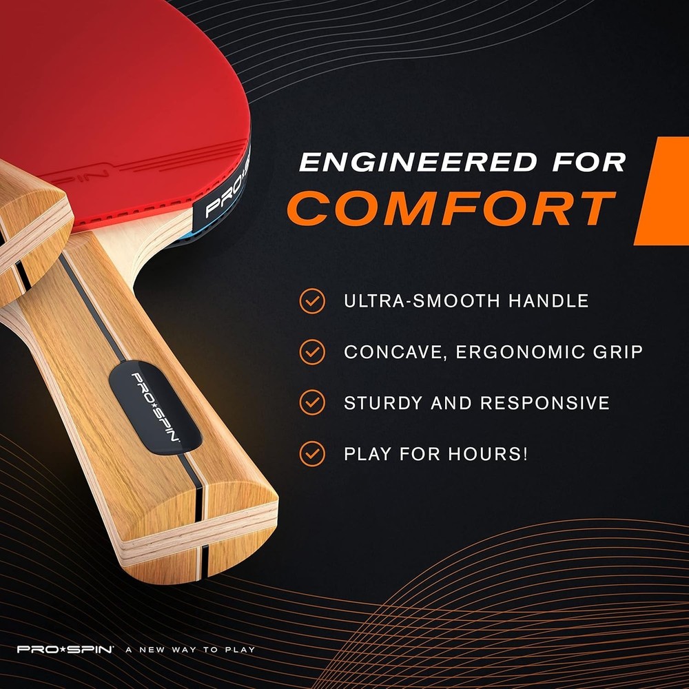 High-Performance Ping Pong Paddle Set