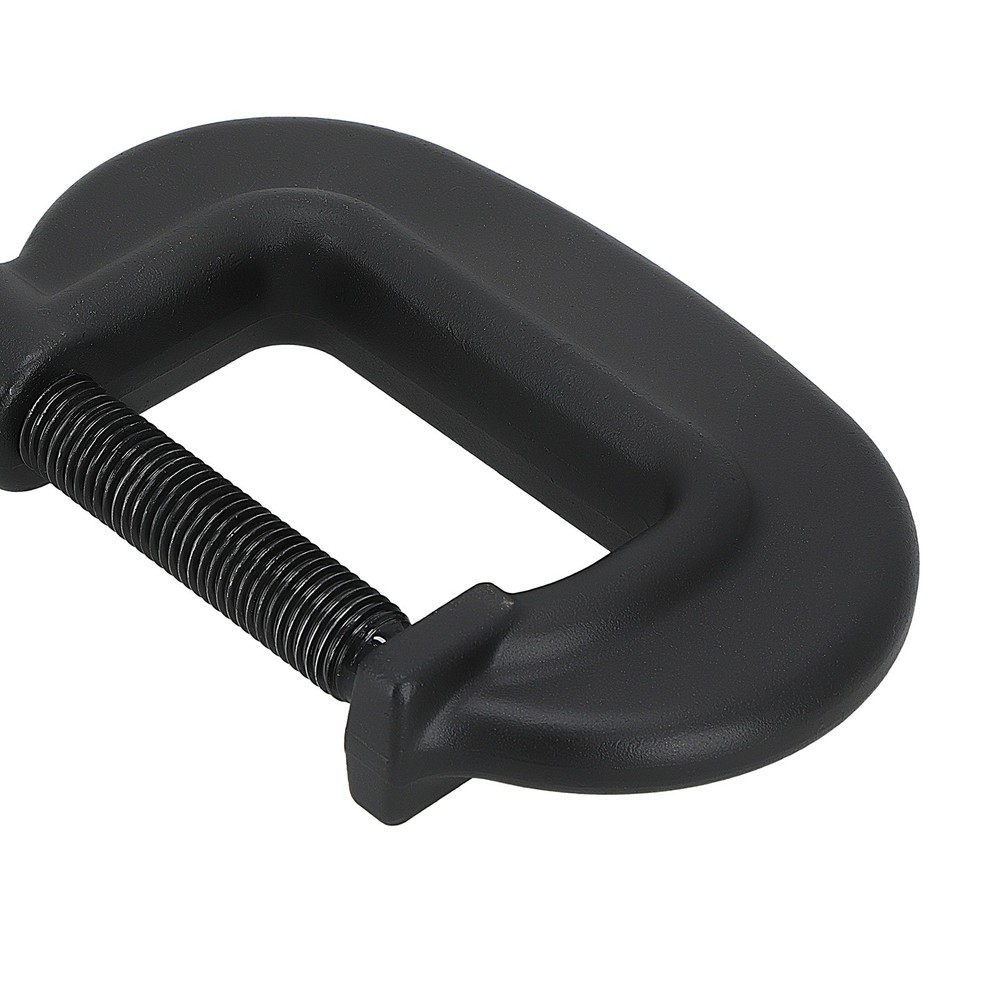 Heavy Duty 4" C-Clamp Square Spindle Head Black Oxide Coating Construction Tool