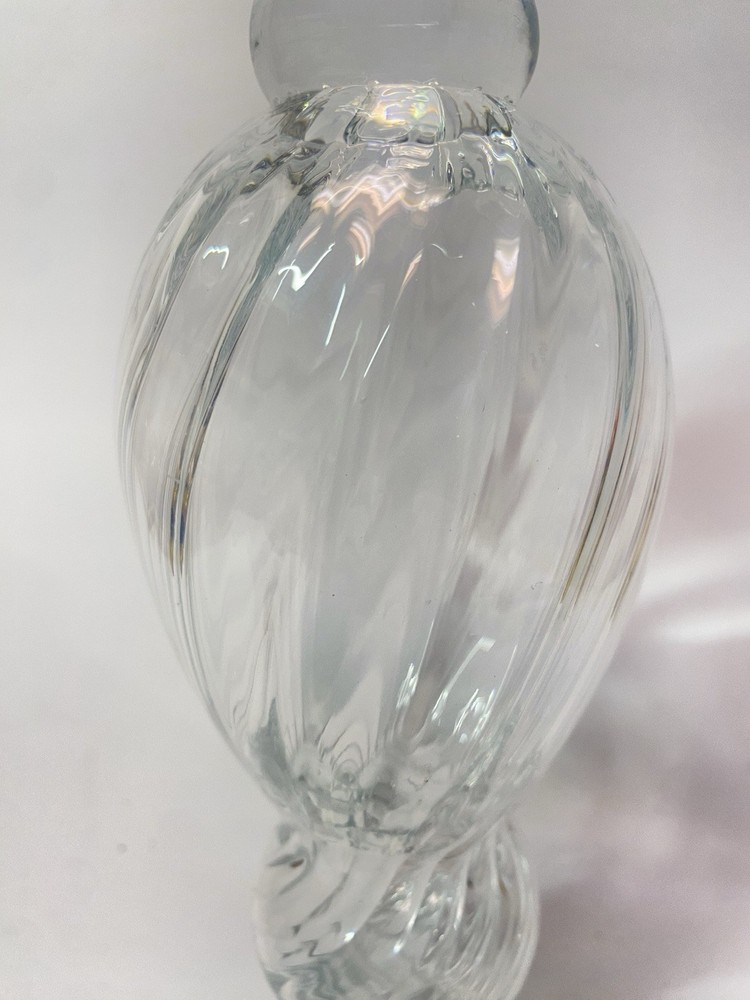Crystal Handmade Candle Holder 12 3/4”