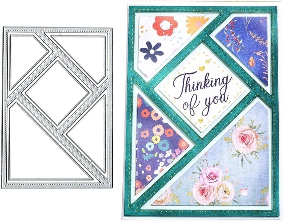 Rectangle Triangle Frame Metal Die Cuts, Rectangle Frame Metal Cutting Dies Cut