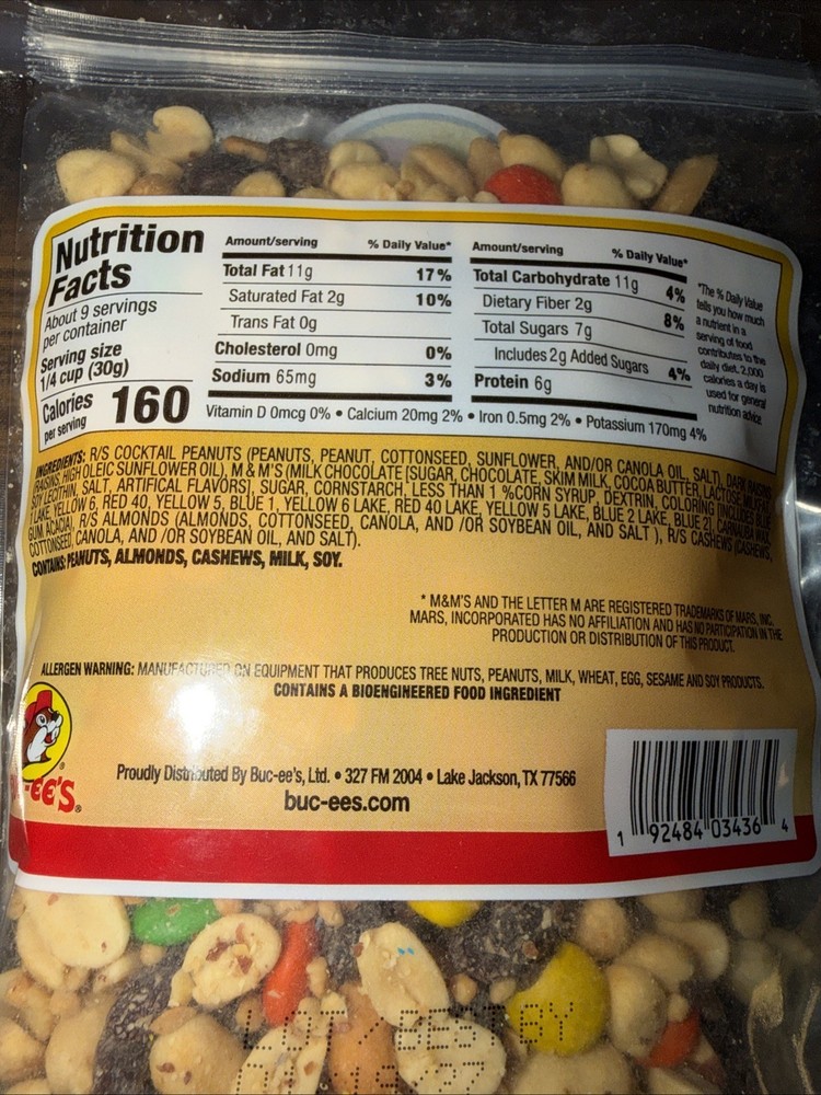 Bucees Classic Trail Mix 10 oz