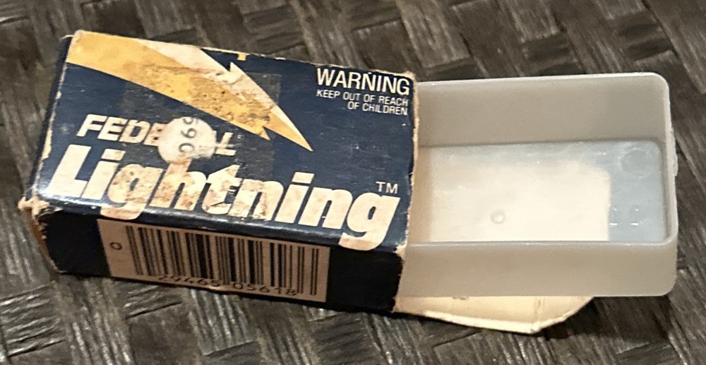 Federal lightning .22 LR Empty Box Plastic Insert