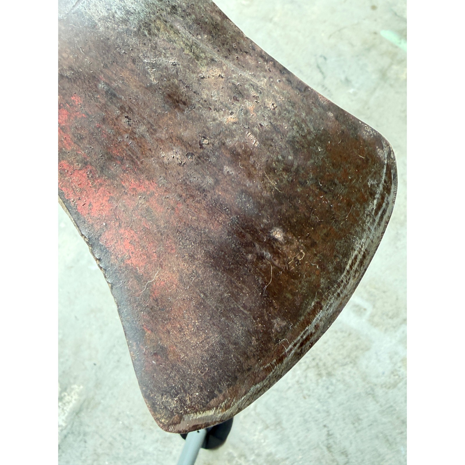 Vintage Double Bit Axe Head on Handle 1940s-60s Logging Tool Needs Re-Wedge