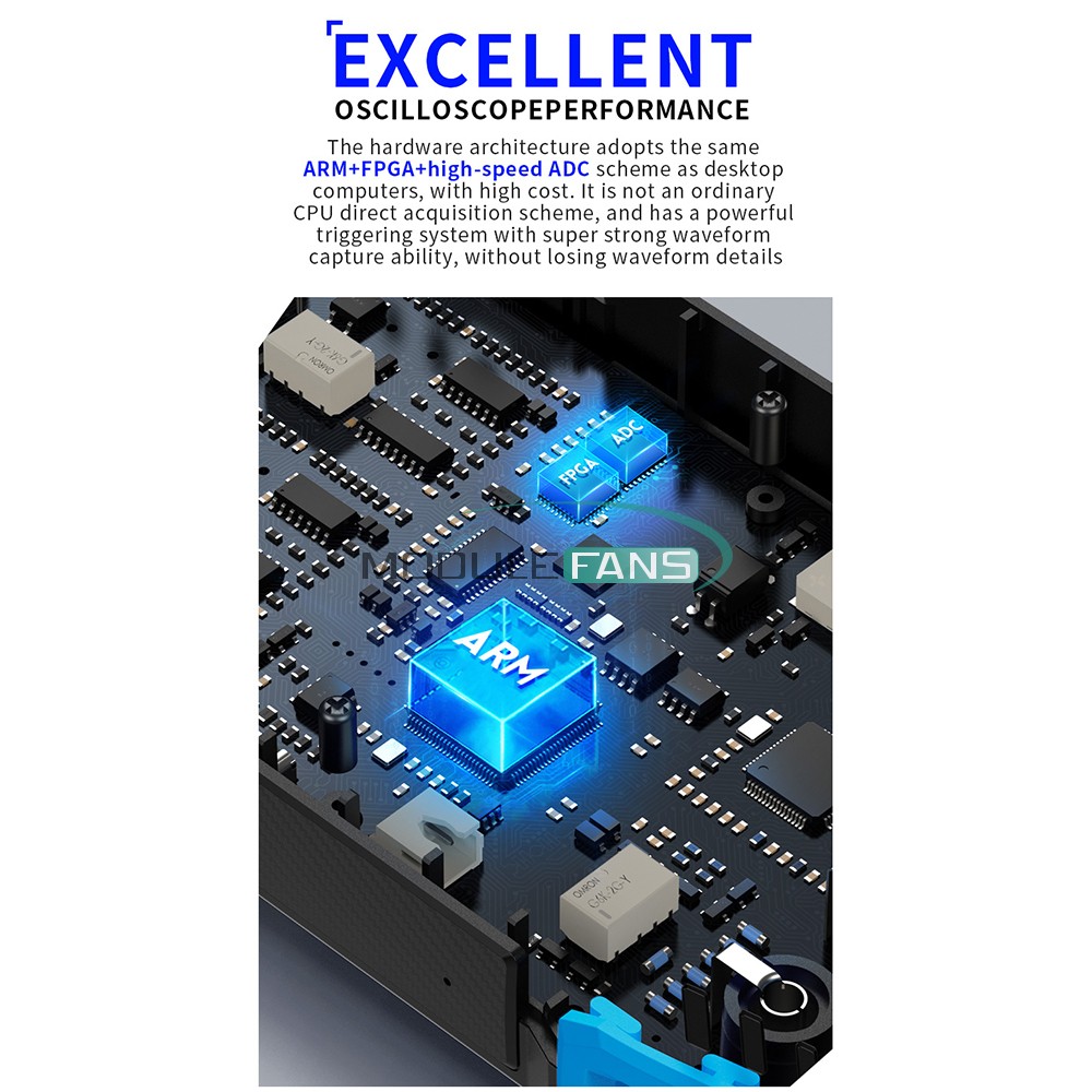FNIRSI 2C53T Upgrade Handheld Digital Oscilloscope Multimeter Signal Generator