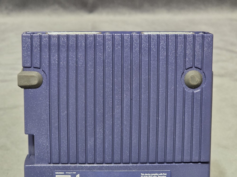 Iomega Zip 100 Z100P2 Drive External With Parallel Cable & AC Adapter