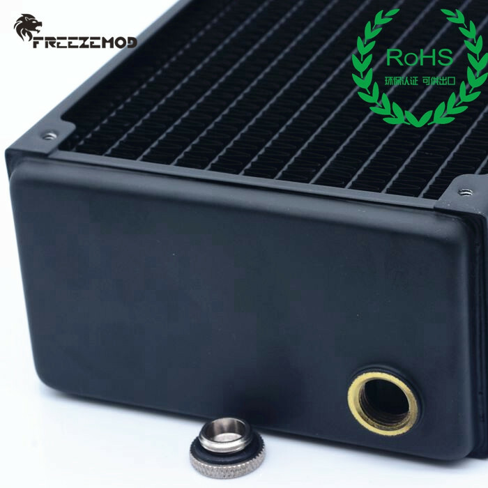 FreezeMod 120mm 240mm 360mm 480mm Copper Radiator 65mm Thick G1/4 Water Cooling