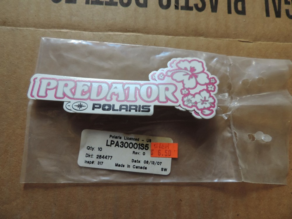 Pink Polaris Predator Sticker