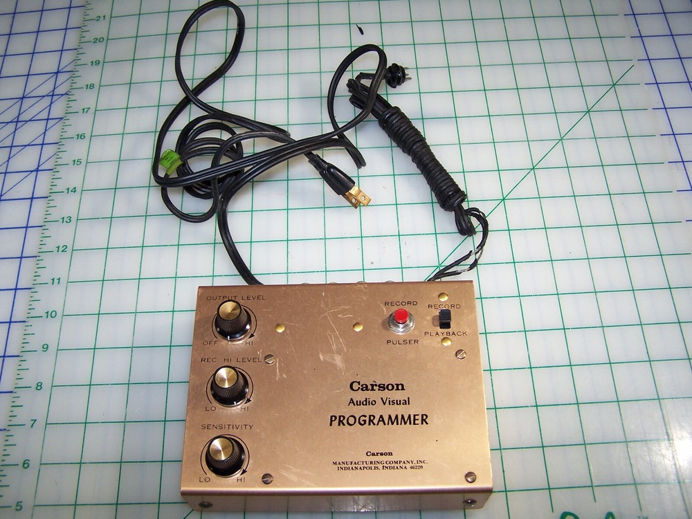 Vintage Carson Audio Visual Programer fro Repair
