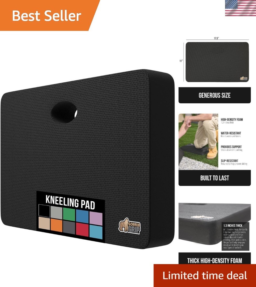 Supportive Extra Thick Kneeling Pad - Waterproof & Stain Resistant for All Tasks