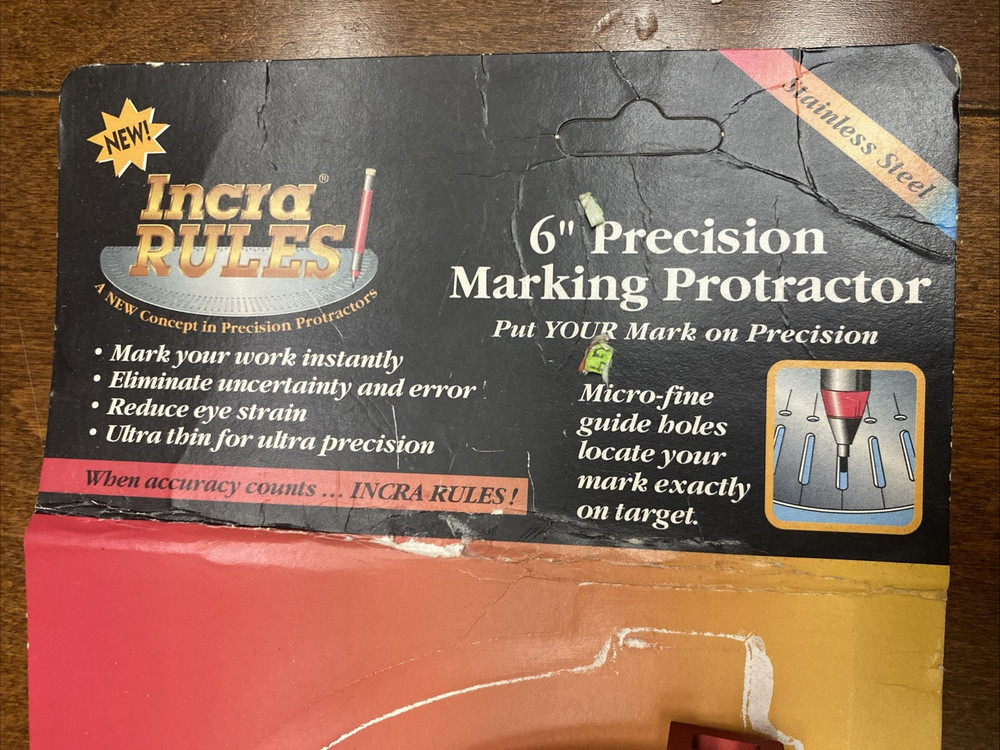 Incra PROTRAC06 6-Inch Precision Marking Protractor