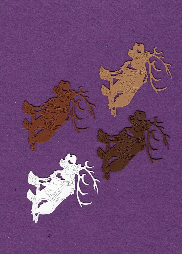 SVEN  die cuts scrapbook cards