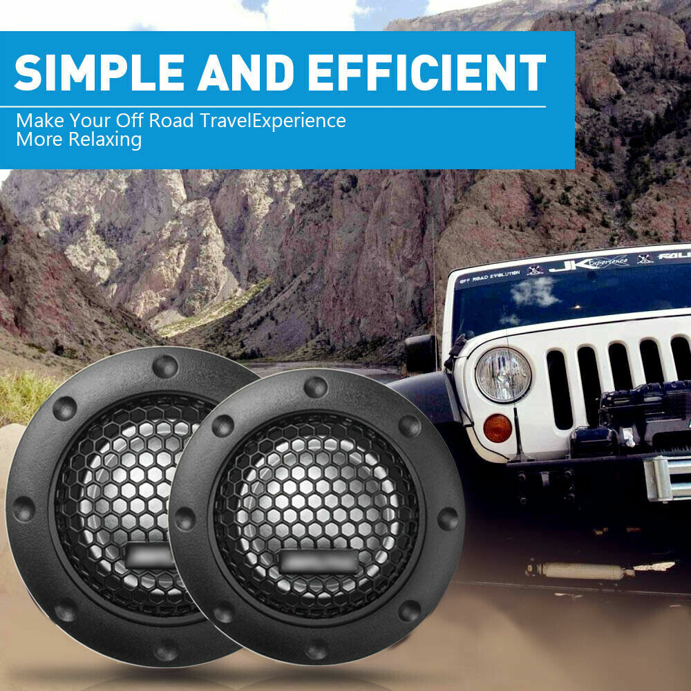 Pair Alpine DDT-S30 360W 2.5CM 1" Soft Dome Balanced Car Audio Speakers Tweeters