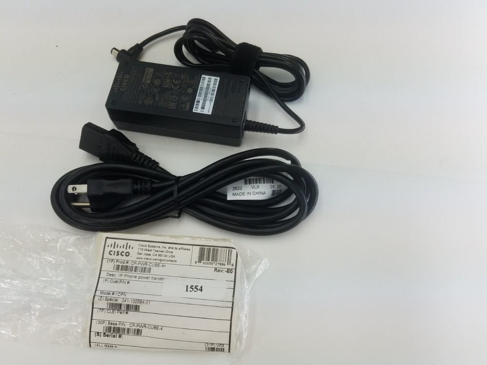 CISCO UNIFIED IP ENDPOINT POWER CUBE 4 POWER ADAPTER