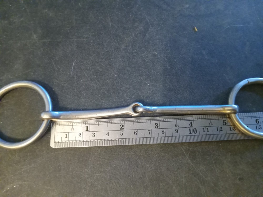 Bridoon Bit bradoon snaffle bit 5 in stainless