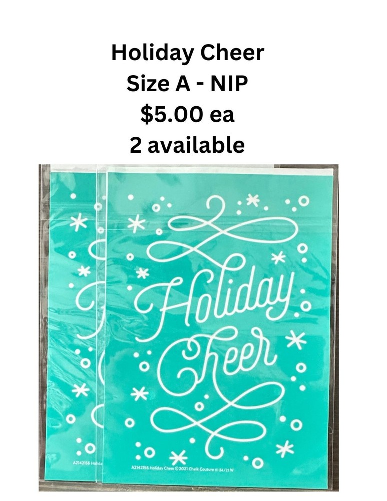 Chalk Couture Holiday Cheer-Size A-NIP
